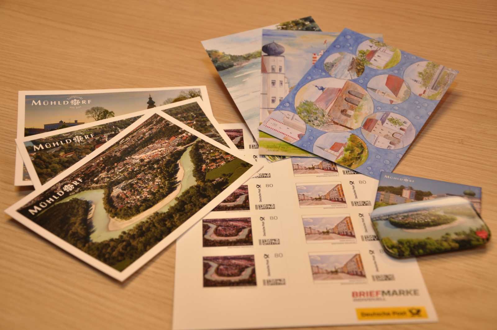 Postkarten, Briefmarke